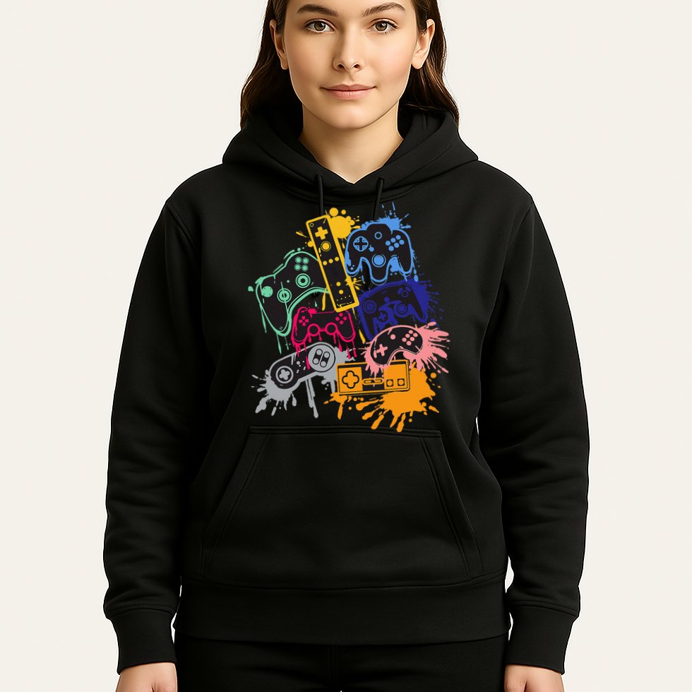 Control All The Things Video Game Controller Hoodie