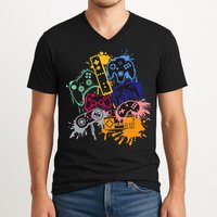 Control All The Things Video Game Controller V-Neck T-Shirt