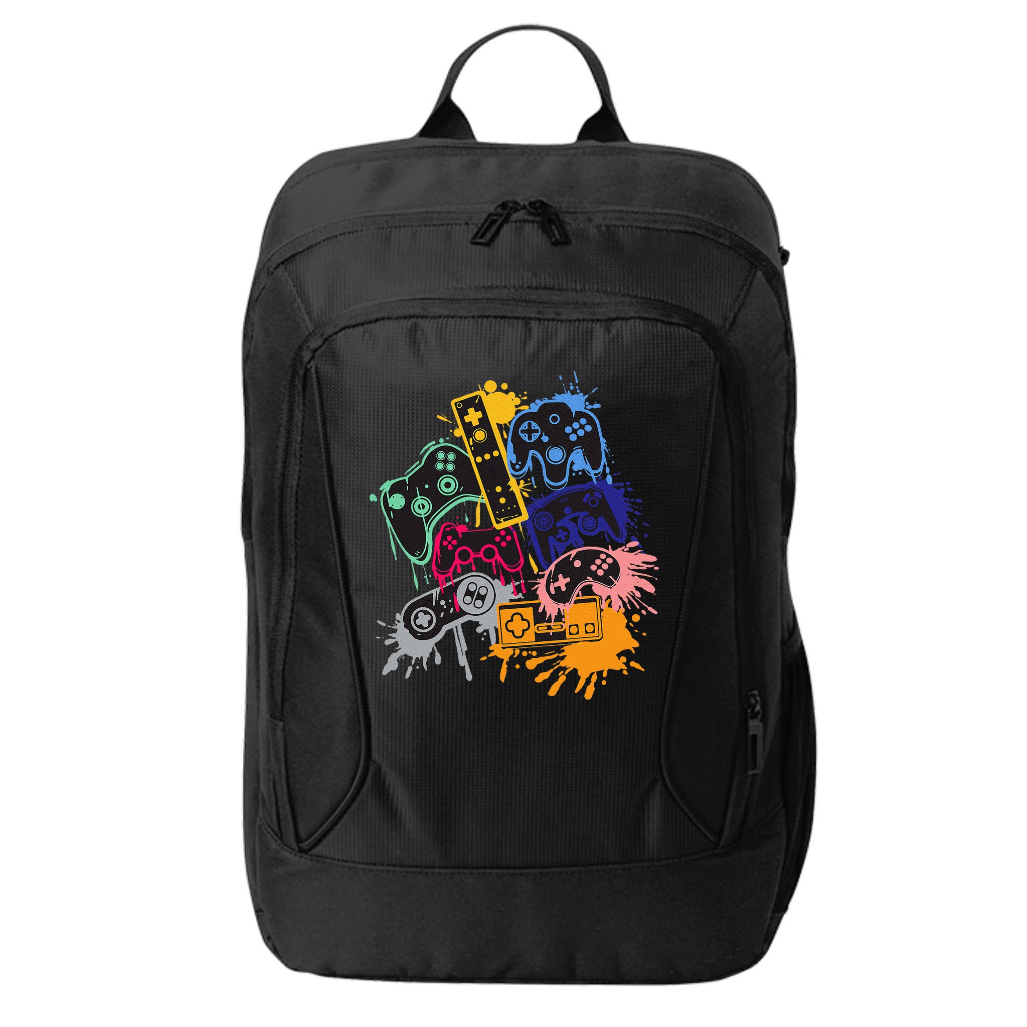 Control All The Things Video Game Controller City Backpack