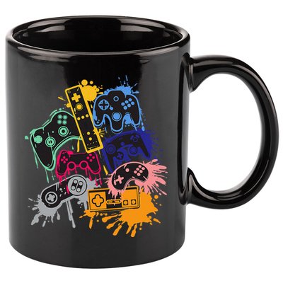 Control All The Things Video Game Controller 11oz C Handle Ceramic Mug