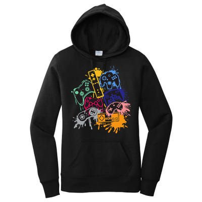Control All The Things Video Game Controller Women's Pullover Hoodie