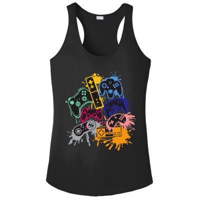 Control All The Things Video Game Controller Ladies PosiCharge Competitor Racerback Tank