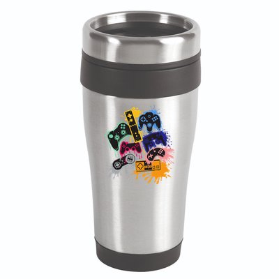 Control All The Things Video Game Controller 16oz Travel Tumbler