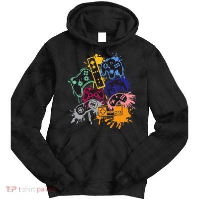 Control All The Things Video Game Controller Tie Dye Hoodie