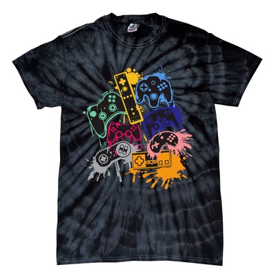 Control All The Things Video Game Controller Tie-Dye T-Shirt