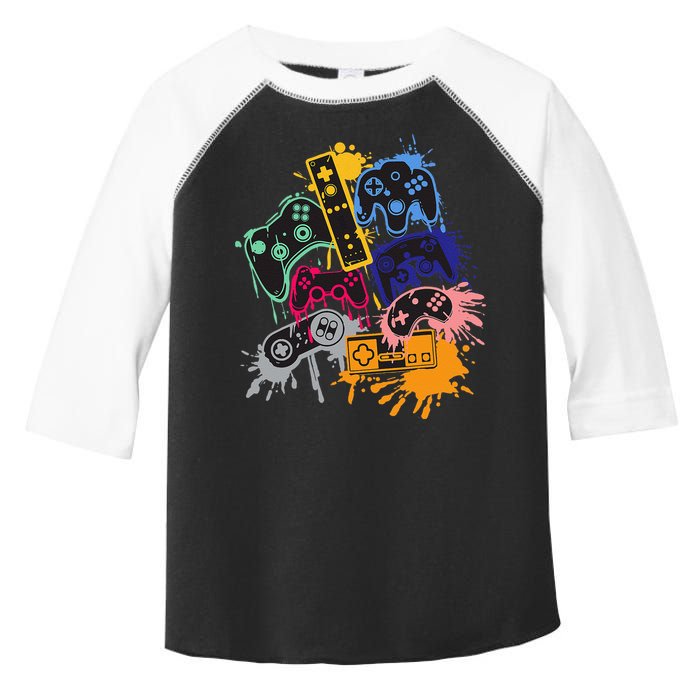 Control All The Things Video Game Controller Toddler Fine Jersey T-Shirt