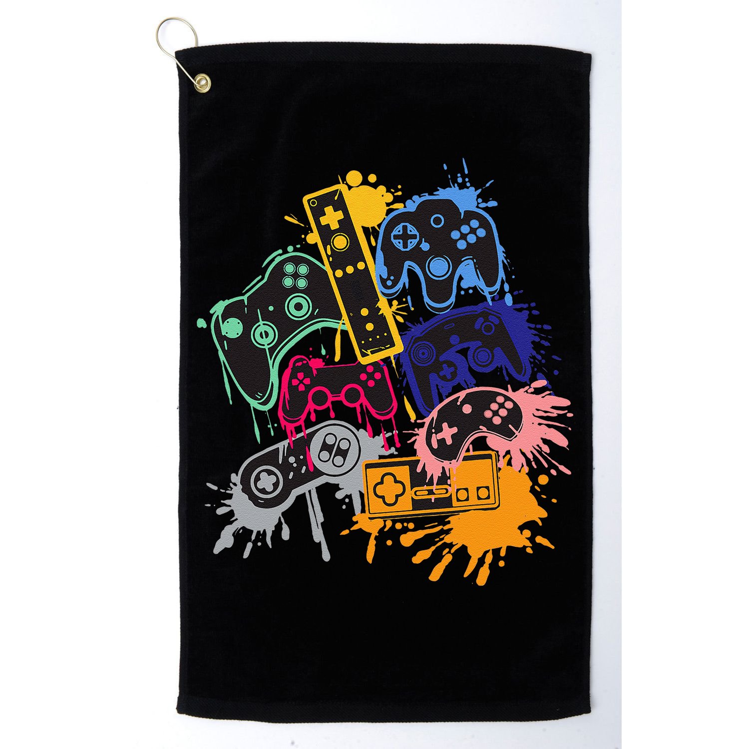 Control All The Things Video Game Controller Golf Towel