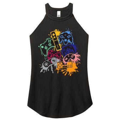 Control All The Things Video Game Controller Women's Perfect Tri Rocker Tank