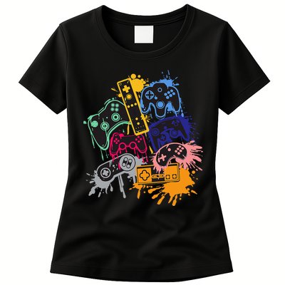 Control All The Things Video Game Controller Womens T-Shirt