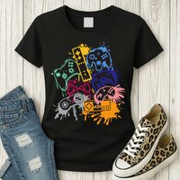 Control All The Things Video Game Controller Womens T-Shirt