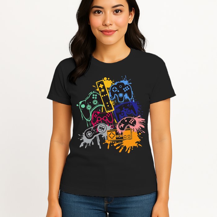 Control All The Things Video Game Controller Womens T-Shirt