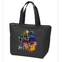 Control All The Things Video Game Controller Zip Tote Bag
