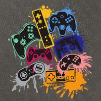 Control All The Things Video Game Controller Cotton Canvas Backpack