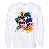 Control All The Things Video Game Controller Garment-Dyed Sweatshirt