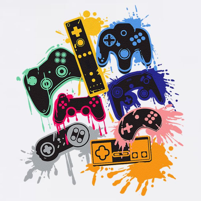 Control All The Things Video Game Controller Garment-Dyed Sweatshirt