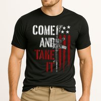 Come And Take It Gun Rights Ar 15 American Flag Cooling Performance Crew T-Shirt