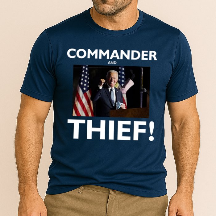 Commander and Thief Joe Biden Performance Shirt