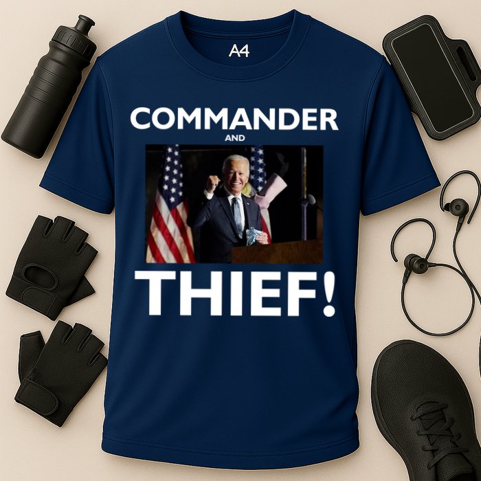 Commander and Thief Joe Biden Performance Shirt