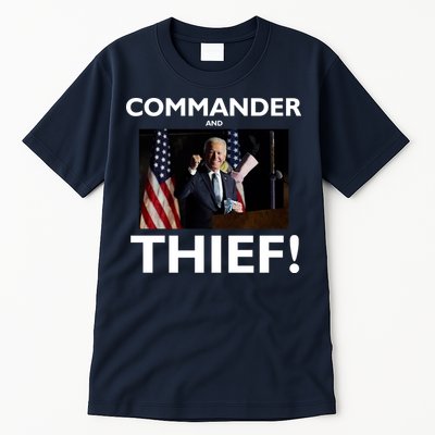 Commander and Thief Joe Biden Tall T-Shirt