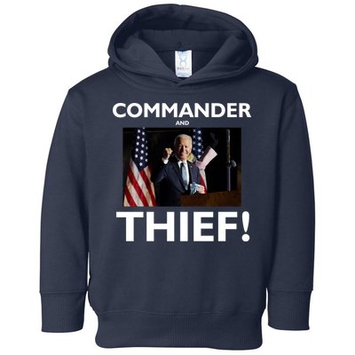 Commander and Thief Joe Biden Toddler Hoodie