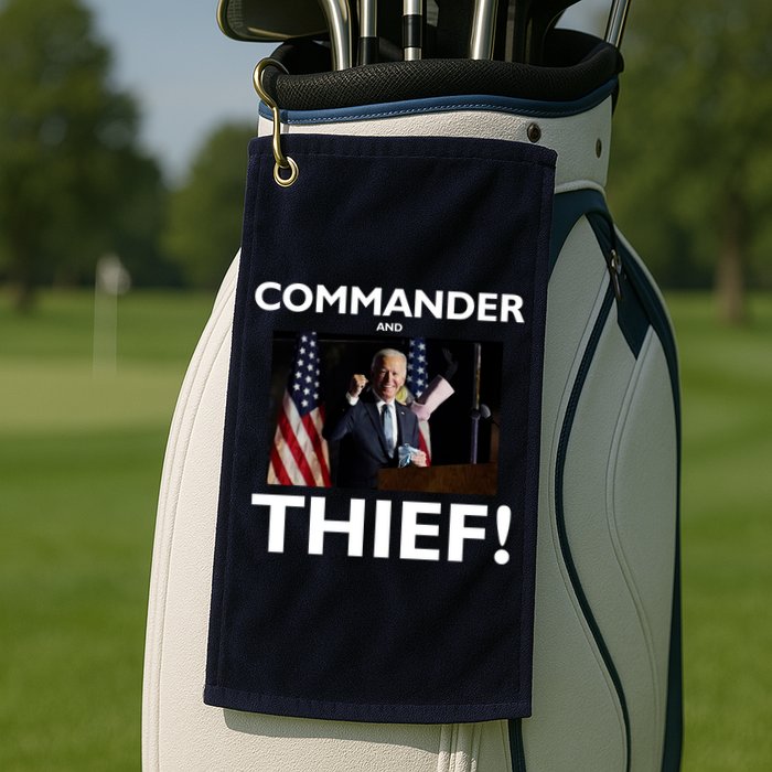 Commander and Thief Joe Biden Golf Towel
