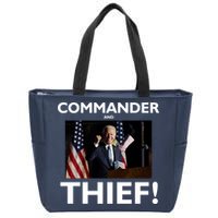 Commander and Thief Joe Biden Zip Tote Bag