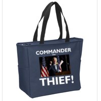 Commander and Thief Joe Biden Zip Tote Bag