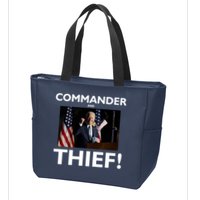 Commander and Thief Joe Biden Zip Tote Bag