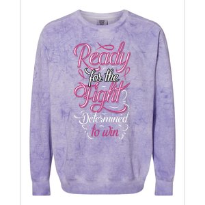 Cancer Awareness T Colorblast Crewneck Sweatshirt