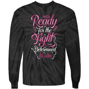 Cancer Awareness T Tie-Dye Long Sleeve Shirt