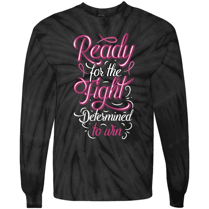 Cancer Awareness T Tie-Dye Long Sleeve Shirt