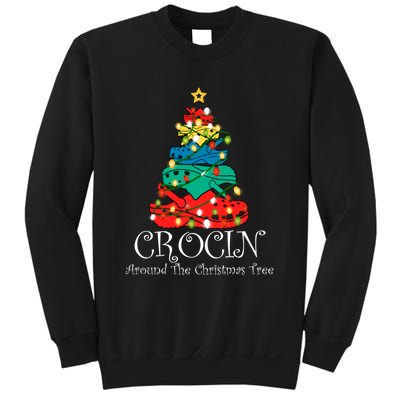 Crocin Around The Christmas Tree Funny Xmas Christmas Pajama Sweatshirt