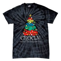 Crocin Around The Christmas Tree Funny Xmas Christmas Pajama Tie-Dye T-Shirt