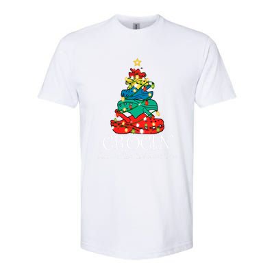 Crocin Around The Christmas Tree Funny Xmas Christmas Pajama Softstyle CVC T-Shirt