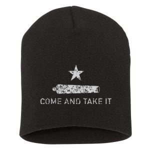 Come And Take It Texas Gift For Texans Short Acrylic Beanie