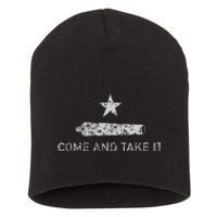 Come And Take It Texas Gift For Texans Short Acrylic Beanie