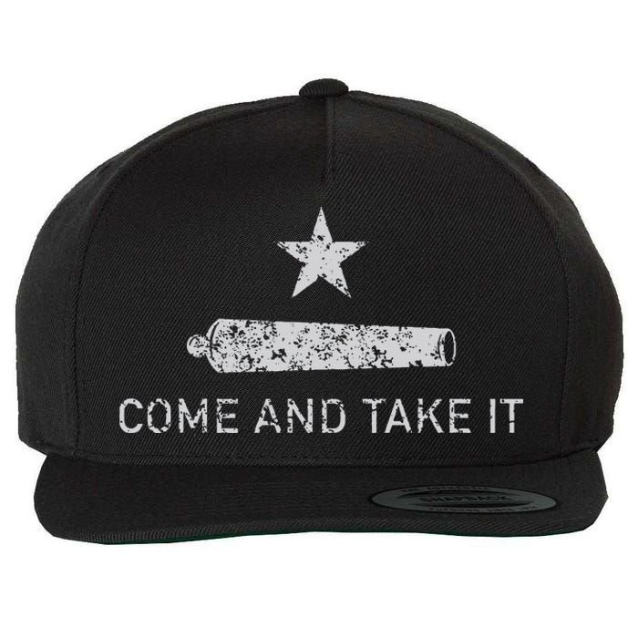 Come And Take It Texas Gift For Texans Wool Snapback Cap