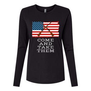 Come And Take It 2nd Amendment Gun Rights I Will Not Comply Womens Cotton Relaxed Long Sleeve T-Shirt