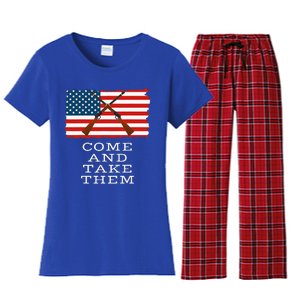 Come And Take It 2nd Amendment Gun Rights I Will Not Comply Women's Flannel Pajama Set