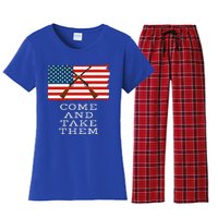 Come And Take It 2nd Amendment Gun Rights I Will Not Comply Women's Flannel Pajama Set