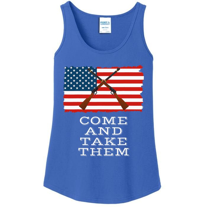 Come And Take It 2nd Amendment Gun Rights I Will Not Comply Ladies Essential Tank