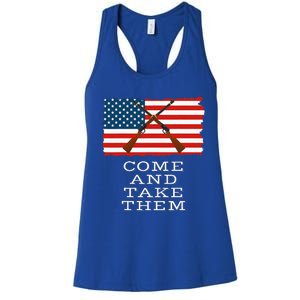 Come And Take It 2nd Amendment Gun Rights I Will Not Comply Women's Racerback Tank