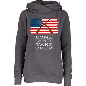 Come And Take It 2nd Amendment Gun Rights I Will Not Comply Womens Funnel Neck Pullover Hood