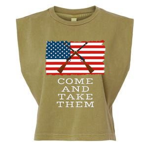 Come And Take It 2nd Amendment Gun Rights I Will Not Comply Garment-Dyed Women's Muscle Tee