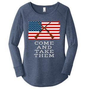 Come And Take It 2nd Amendment Gun Rights I Will Not Comply Women's Perfect Tri Tunic Long Sleeve Shirt