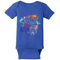 Control All The Things Video Game Console Controllers Retro Gift Baby Bodysuit