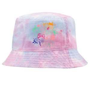 Control All The Things Video Game Console Controllers Retro Gift Tie-Dyed Bucket Hat