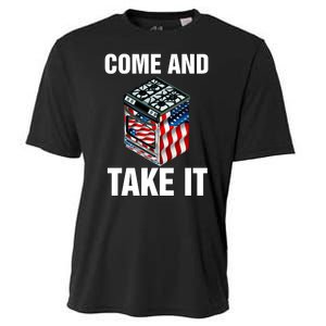 Come And Take President Joe Biden Ban Gas Stoves Funny Cooling Performance Crew T-Shirt