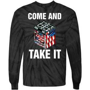 Come And Take President Joe Biden Ban Gas Stoves Funny Tie-Dye Long Sleeve Shirt