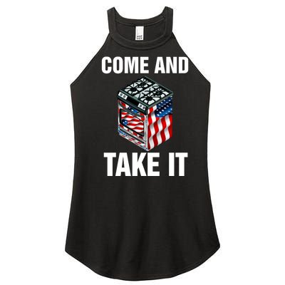 Come And Take President Joe Biden Ban Gas Stoves Funny Women’s Perfect Tri Rocker Tank